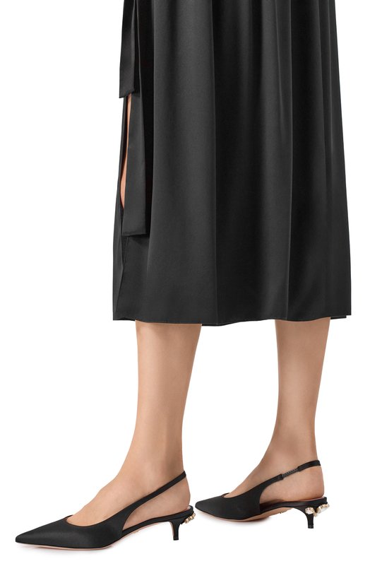 Текстильные туфли Giambattista Valli 25FWKVLIS224/24SST Чёрный  25FWKVLIS224/24SST Фото 3