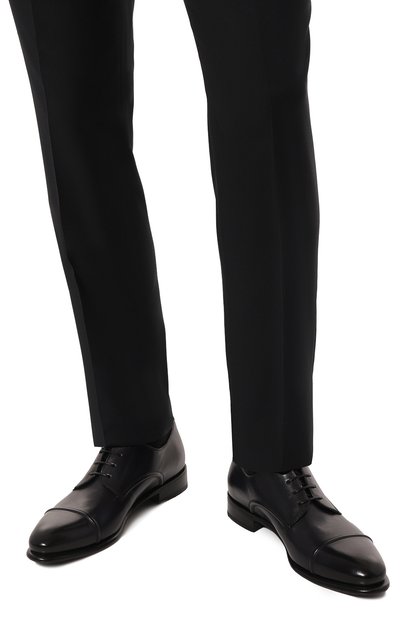 Кожаные дерби BARRETT темно-синего цвета по цене 67900 руб., арт. 221U038.22, фото 3 Кожаные дерби BARRETT, арт. 221U038.22, фото 3