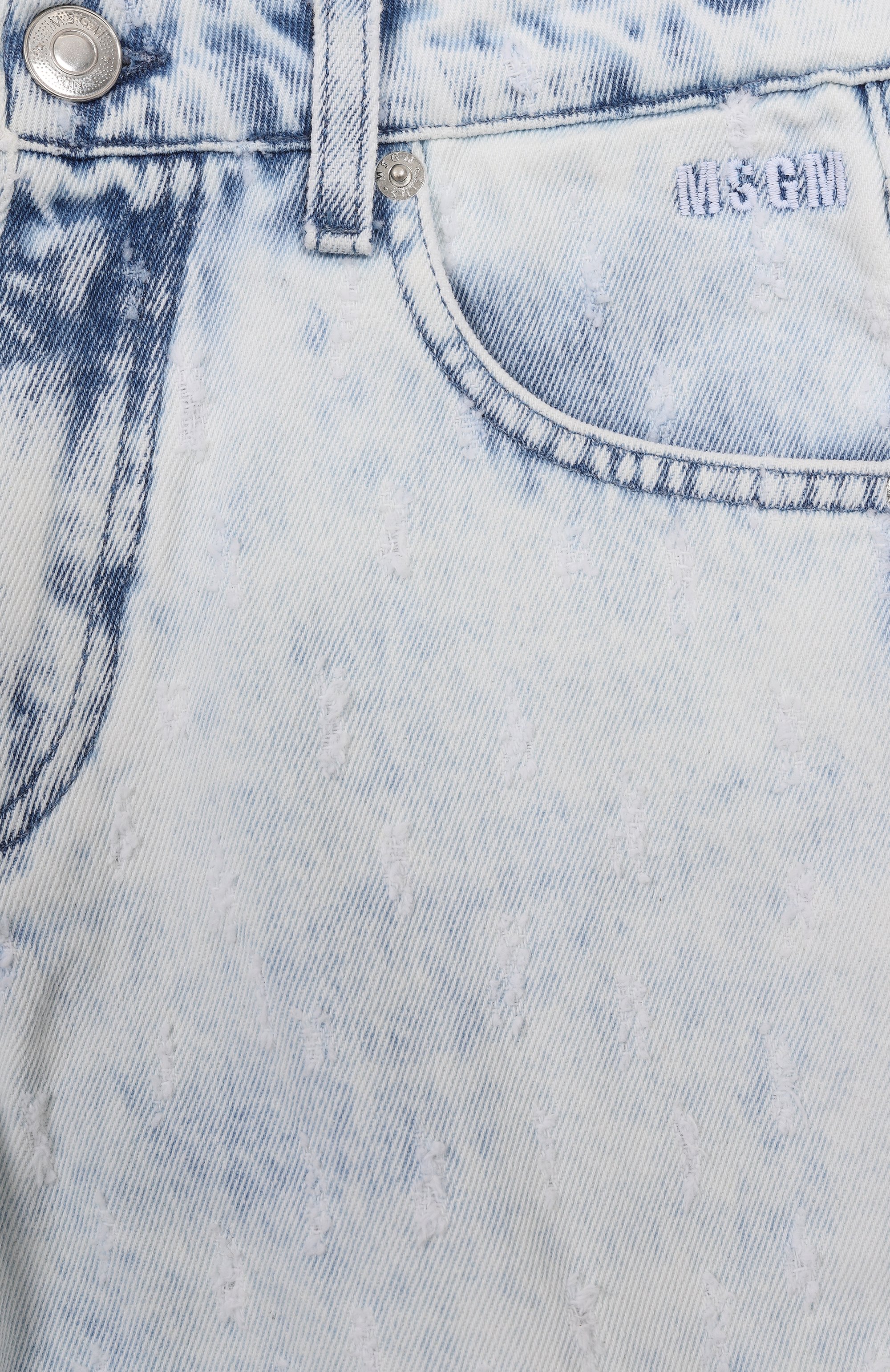 Джинсовые шорты MSGM KIDS, арт. S5MSJGSH132, фото 3