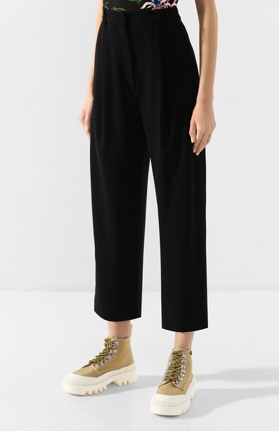 Брюки KENZO черного цвета по цене 24800 руб., арт. FA52PA0035AC, фото 3 Брюки KENZO, арт. FA52PA0035AC, фото 3