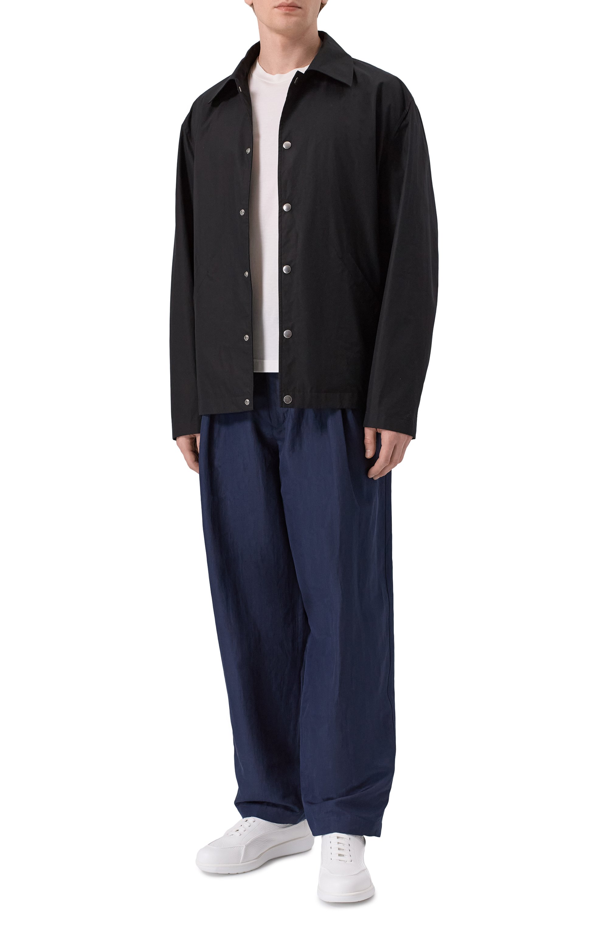 Брюки изо льна и шелка GIORGIO ARMANI, арт. GM003358/TE20656, фото 2