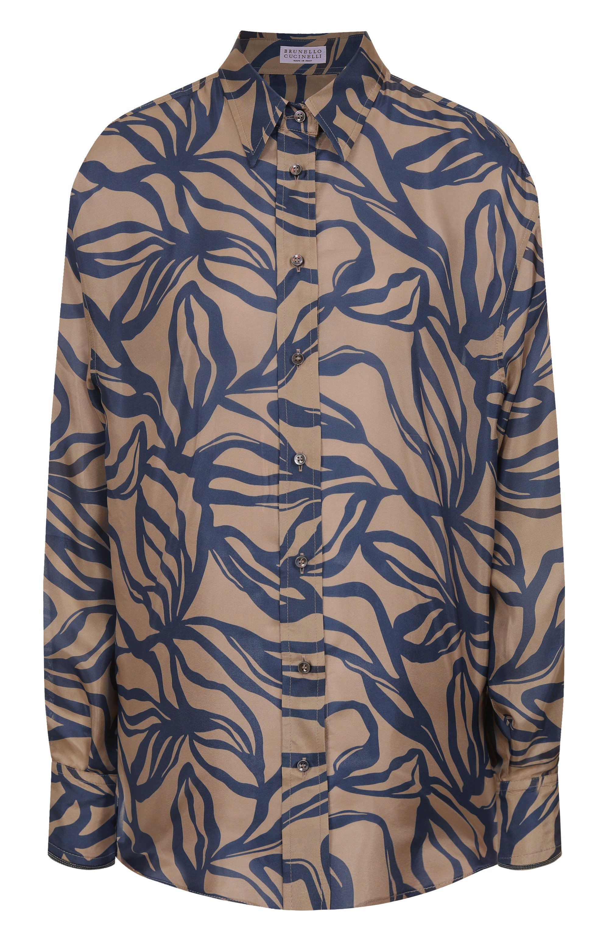 Шелковая рубашка BRUNELLO CUCINELLI, �арт. MP941RL716, фото 1