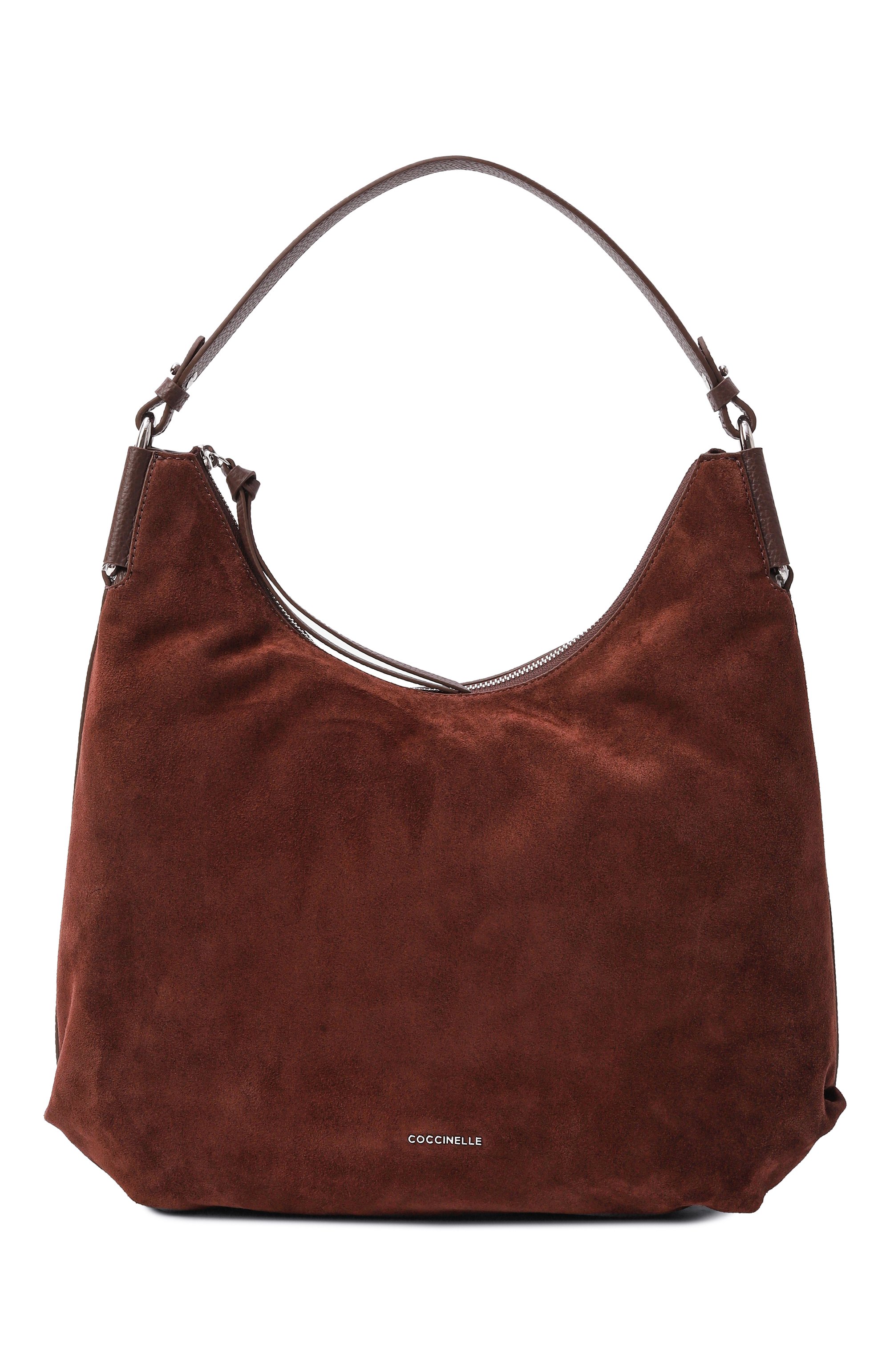 Сумка rebekka medium COCCINELLE темно-коричневого цвета по цене 44100 руб., арт. E1 T96 13 01 01, фото 1 Сумка rebekka medium COCCINELLE, арт. E1 T96 13 01 01, фото 1