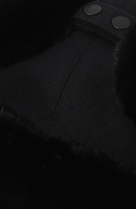 Шапка-ушанка с отделкой из норки VICTORIA KUSENKOVA 339102885157 Синий  339102885157 Фото 3