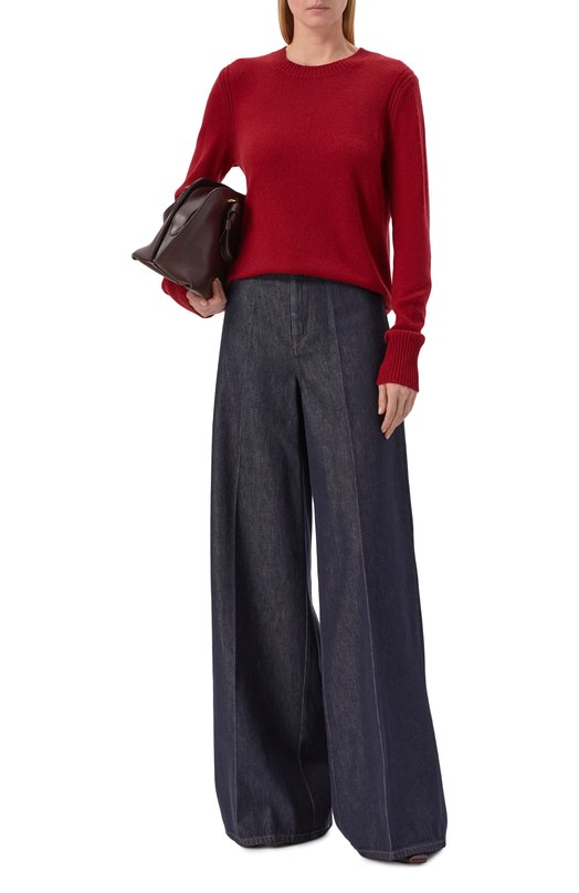 Кашемировый пуловер Weekend Max Mara FI0NDA Красный  FI0NDA Фото 2