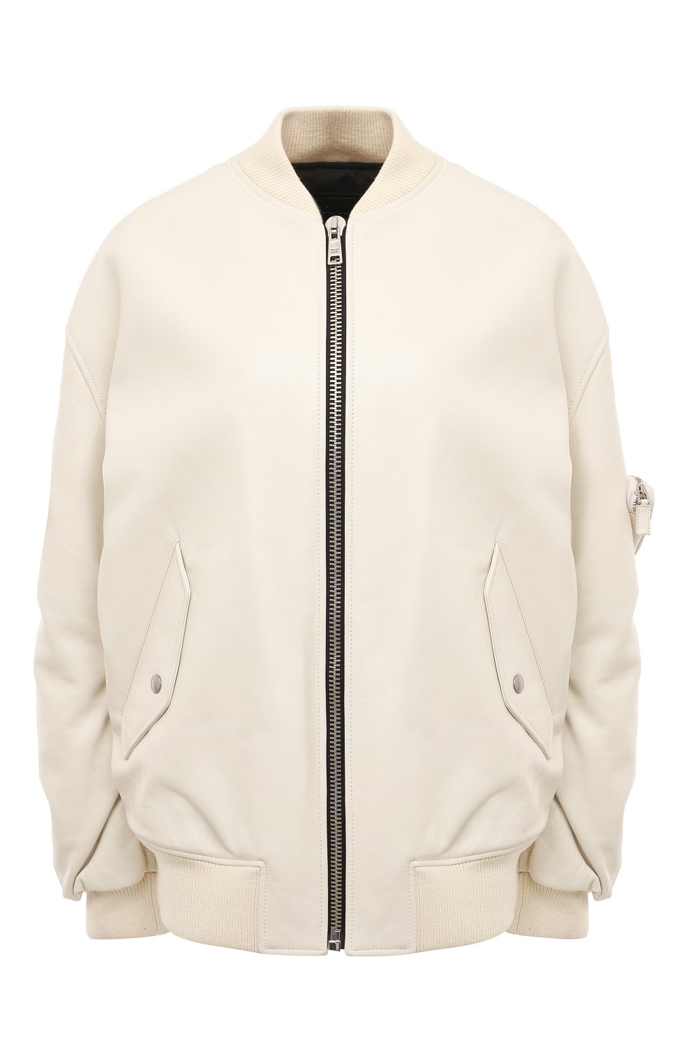 Кожаный бомбер PRADA, арт. 58A079-1ZFE-F0009, фото 1