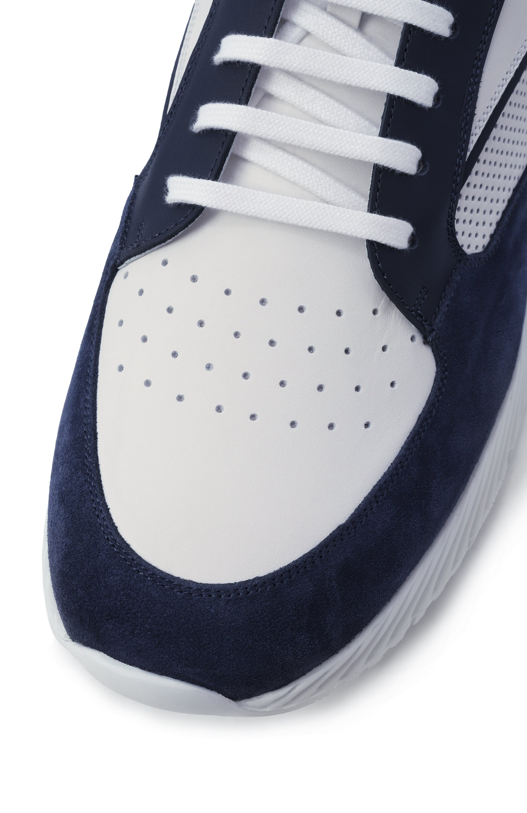 Кожаные кроссовки STEFANO RICCI синего цвета по цене 157500 руб., арт. UF689G5246/SDPWY, фото 7 Кожаные кроссовки STEFANO RICCI, арт. UF689G5246/SDPWY, фото 7