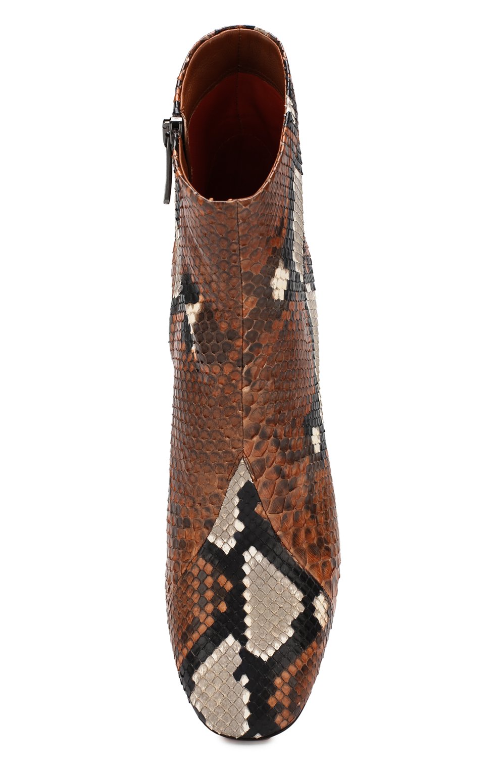 Ботильоны из кожи питона SANTONI, арт. WTT058098HI2CPAGC31/PRET, фото 5