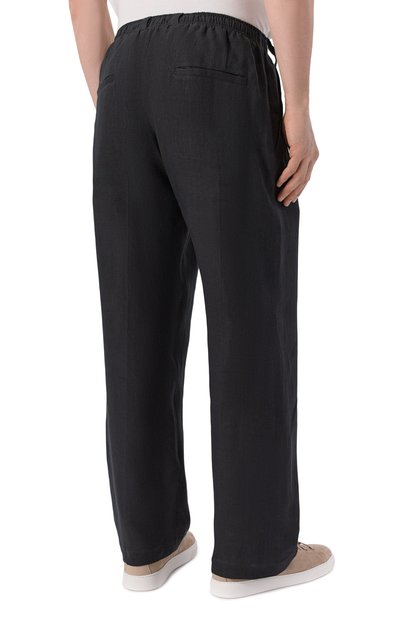 Льняные брюки KITON, арт. UPKN088K0708H, фото 4