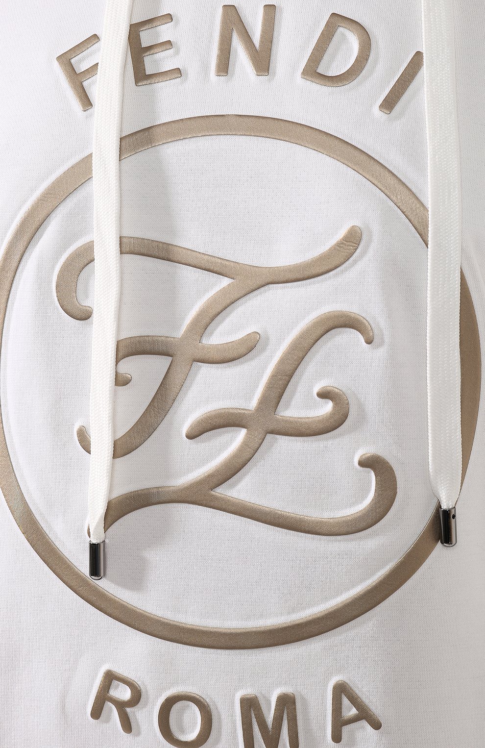Худи FENDI белого цвета по цене 55050 руб., арт. FAF105 AA4H, фото 5 Худи FENDI, арт. FAF105 AA4H, фото 5