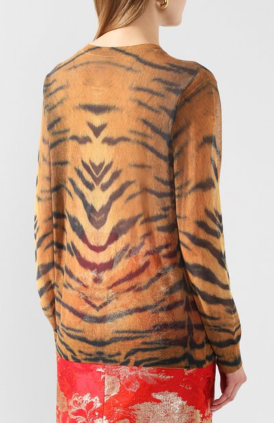 Хлопковый пуловер DRIES VAN NOTEN, арт. 201-31202-9710, фото 4
