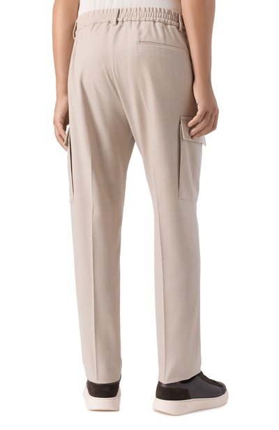 Шерстяные брюки-карго ANDREA CAMPAGNA, арт. SPIAGGIA 1P CARG0/AN1514, фото 4