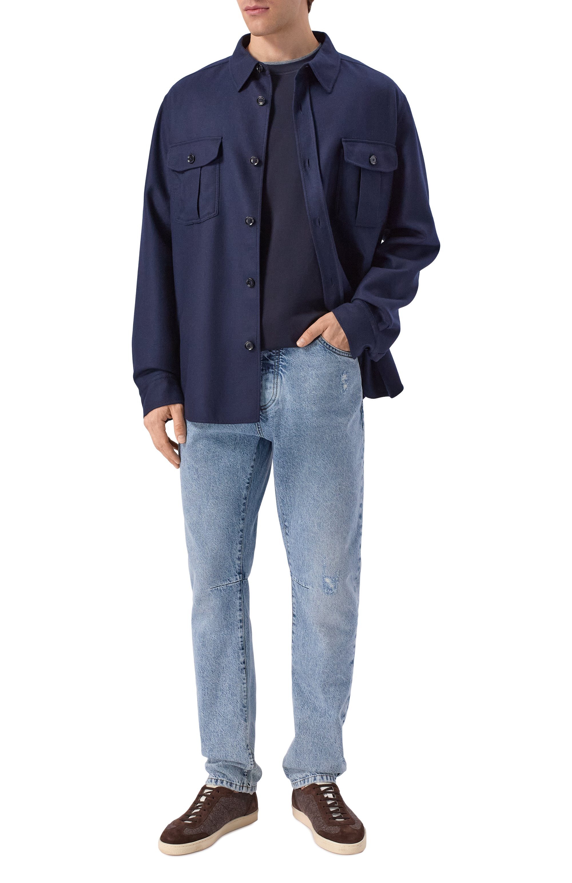 Джинсы leisure fit BRUNELLO CUCINELLI, арт. M241PX2340, фото 2