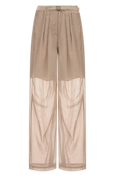 Женские хлопковые брюки BRUNELLO CUCINELLI, арт. MH911P8557