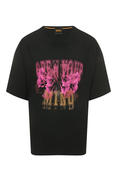 Женская хлопковая футболка BOSS ORANGE, арт. 50534814