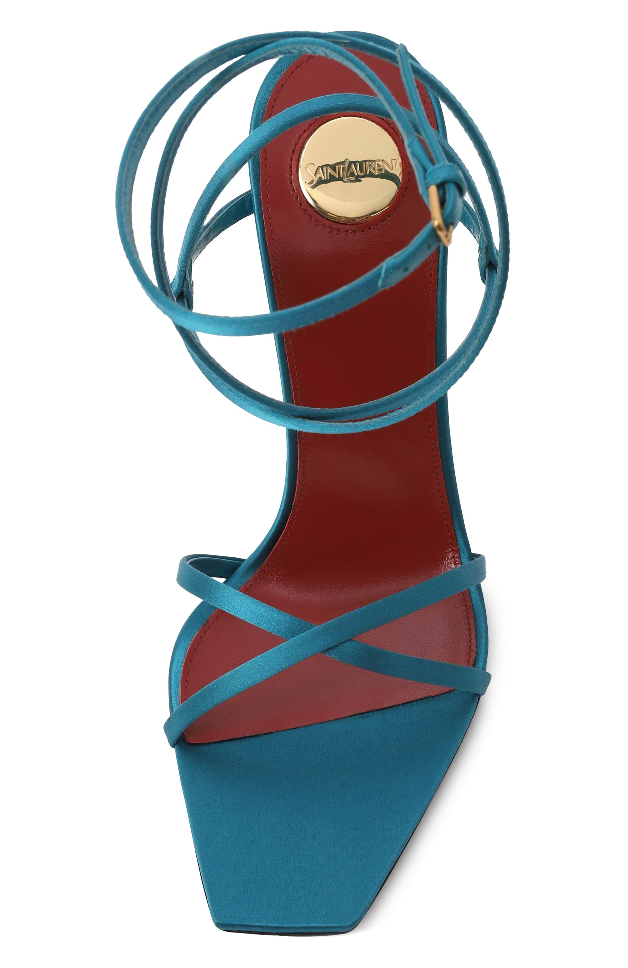 Текстильные босоножки opyum 110 SAINT LAURENT, арт. 817972/9QNBS, фото 6