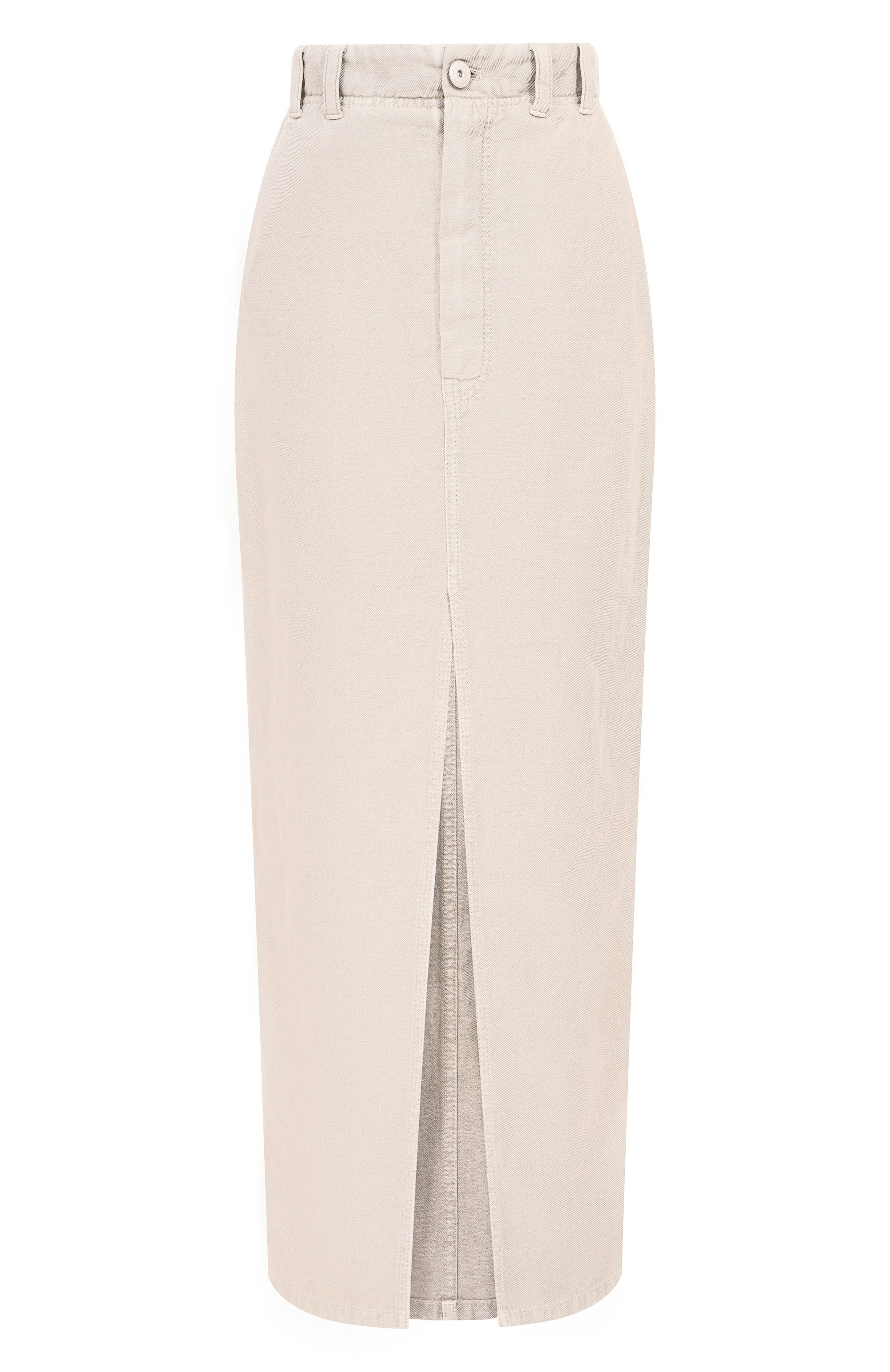 Юбка из хлопка и льна BRUNELLO CUCINELLI, �арт. ML996G3822, фото 1