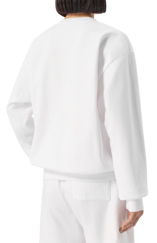 Хлопковый свитшот Sporty and Rich ST071622034WH57 Белый  ST071622034WH57 Фото 4
