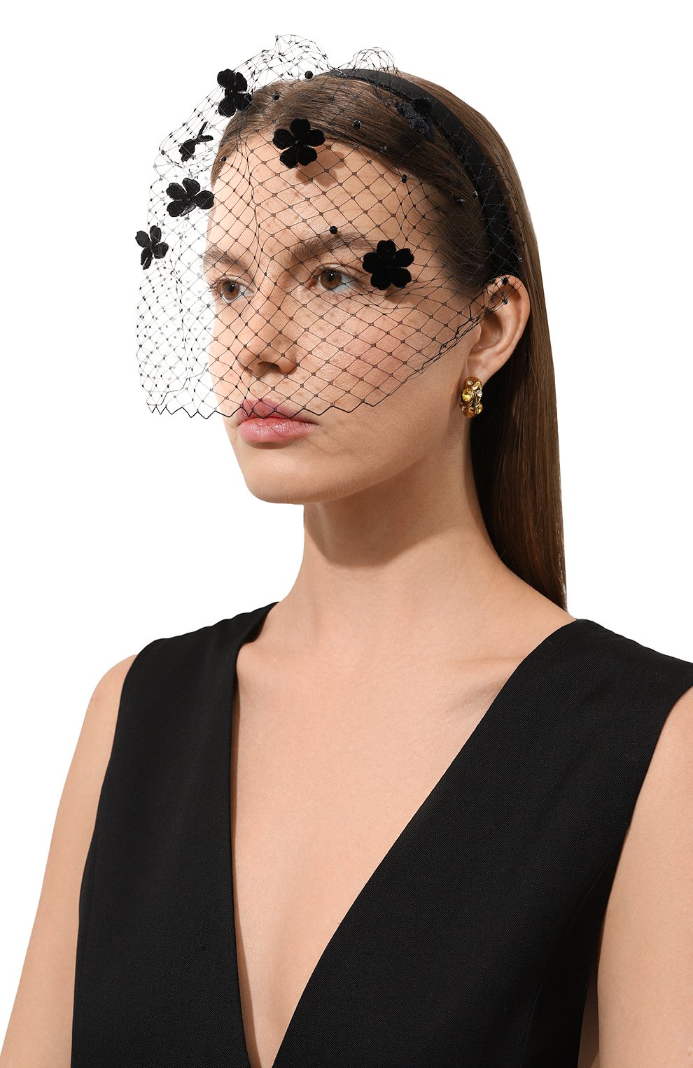 Вуаль с цветами из шелка PANFIL, арт. 0-vl-VL-Flw, фото 2