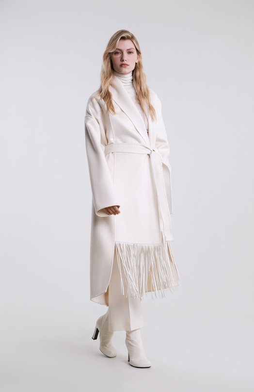 Шерстяные брюки Jil Sander J04KA0006/J40021 Кремовый  J04KA0006/J40021 Фото 7