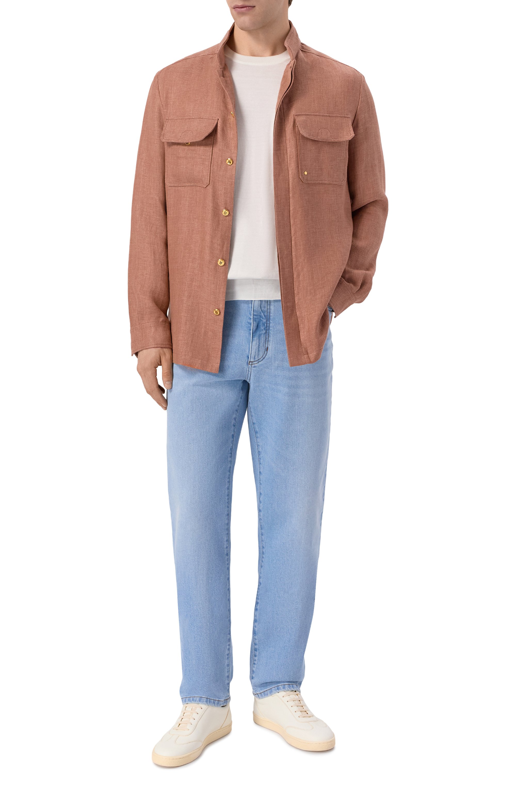 Куртка-рубашка изо льна и кашемира STEFANO RICCI, арт. MDJ6100050/C167HA, фото 2