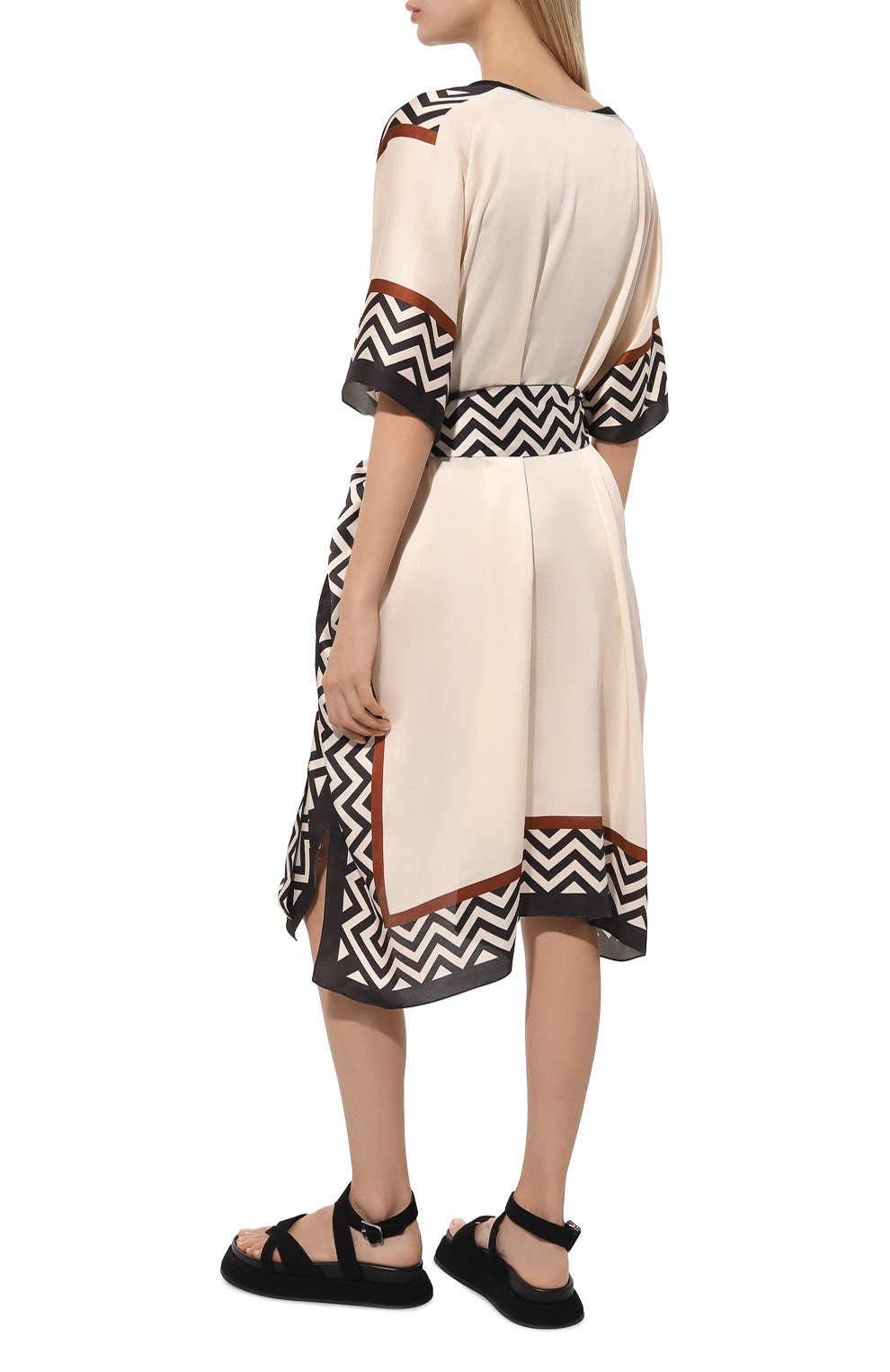 Туника из вискозы WEEKEND MAX MARA разноцветного цвета по цене 30990 руб., арт. ESTREMO 23369104, фото 4 Туника из вискозы WEEKEND MAX MARA, арт. ESTREMO 23369104, фото 4