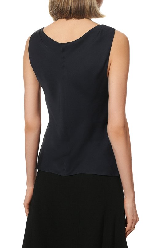 Шелковый топ Giorgio Armani 8CHCKZ30/TZ136 Синий  8CHCKZ30/TZ136 Фото 4