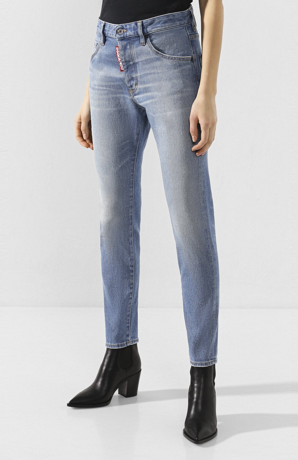 Джинсы DSQUARED2 синего цвета по цене 45050 руб., арт. S75LB0288/S30662, фото 3 Джинсы DSQUARED2, арт. S75LB0288/S30662, фото 3