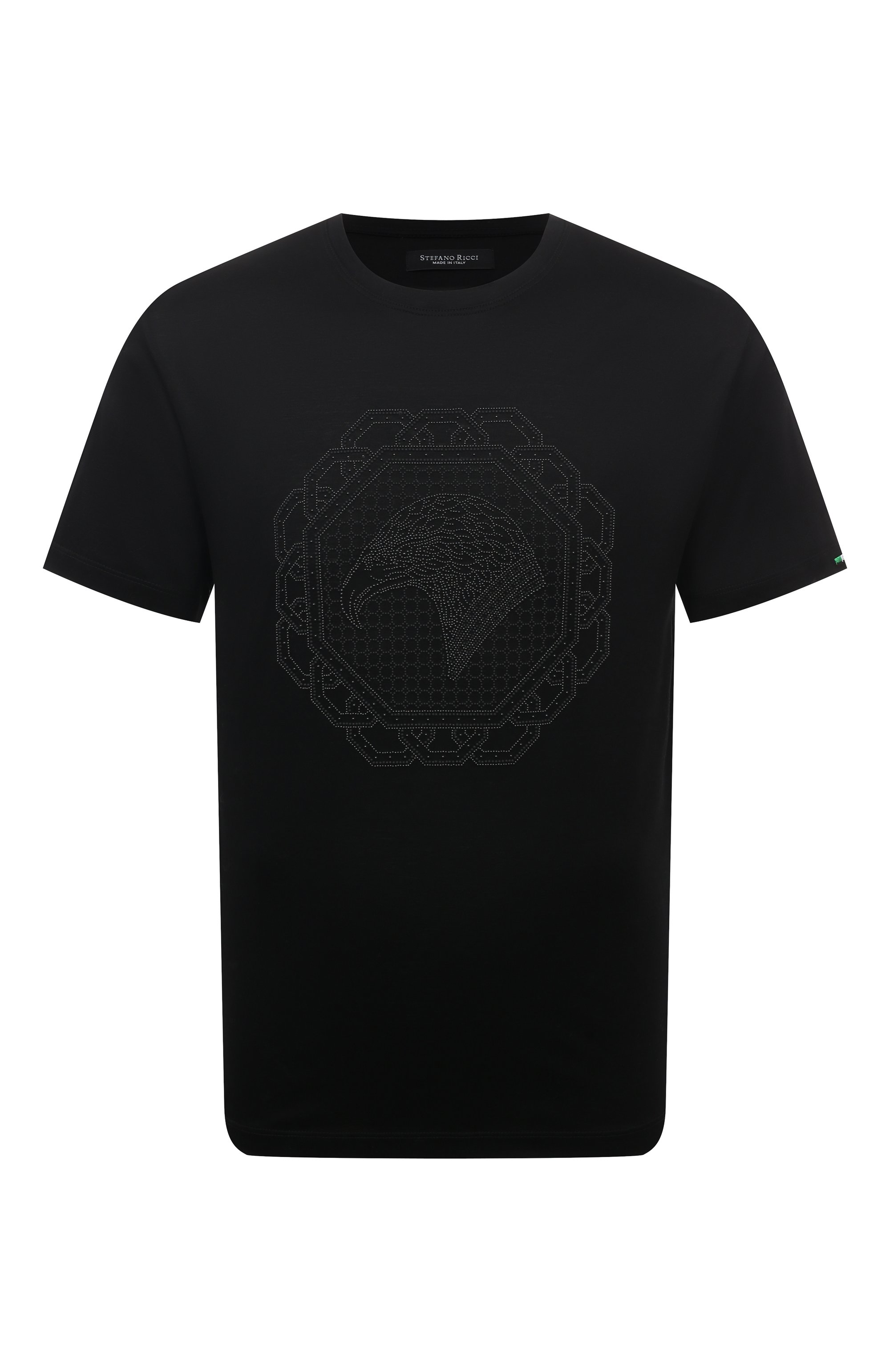 Хлопковая футболка STEFANO RICCI, арт. MNH4103160/TE0001, фото 1