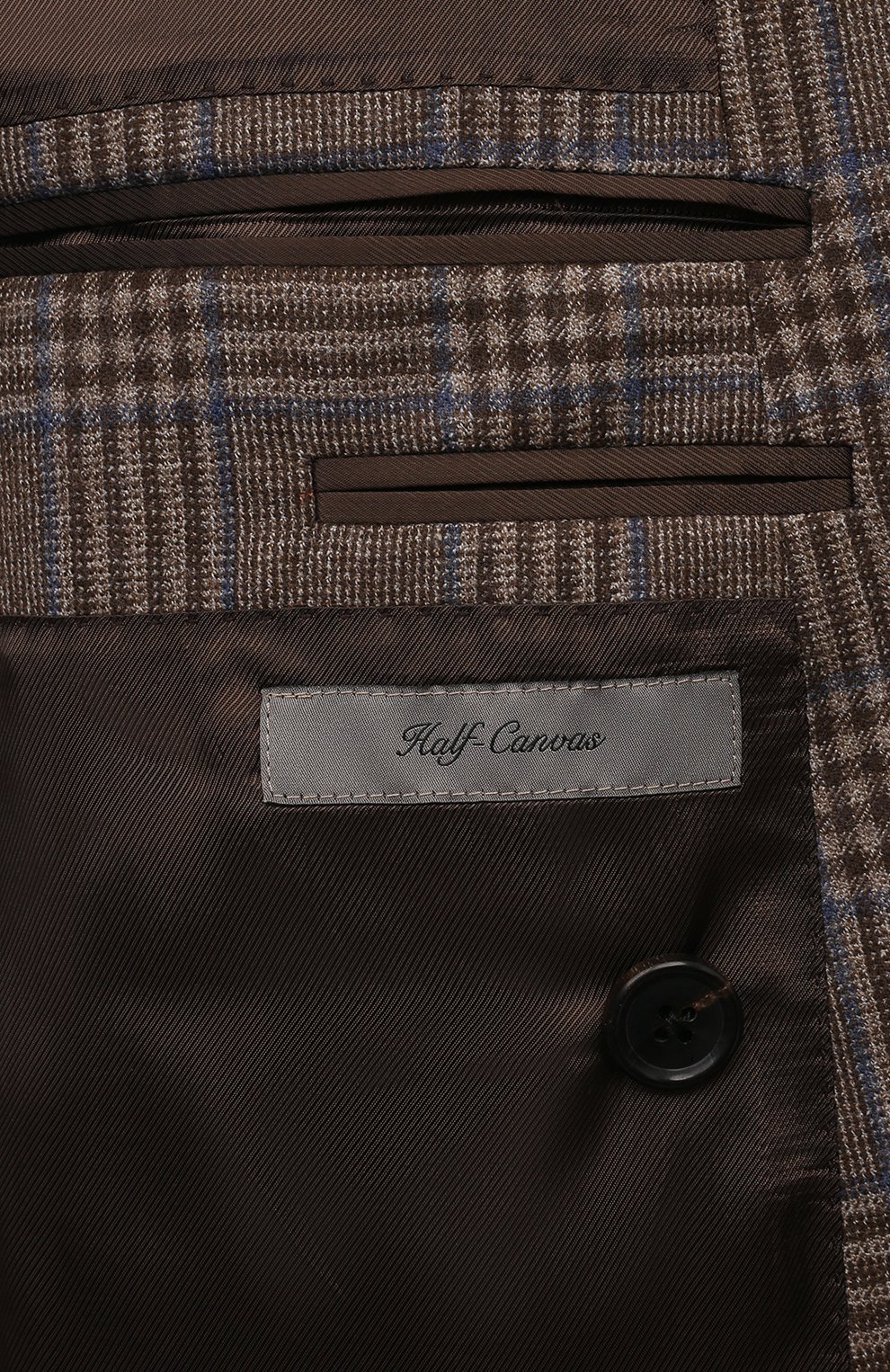 Шерстяной пиджак CORNELIANI коричневого цвета по цене 107500 руб., арт. 94X009-9416309, фото 8 Шерстяной пиджак CORNELIANI, арт. 94X009-9416309, фото 8