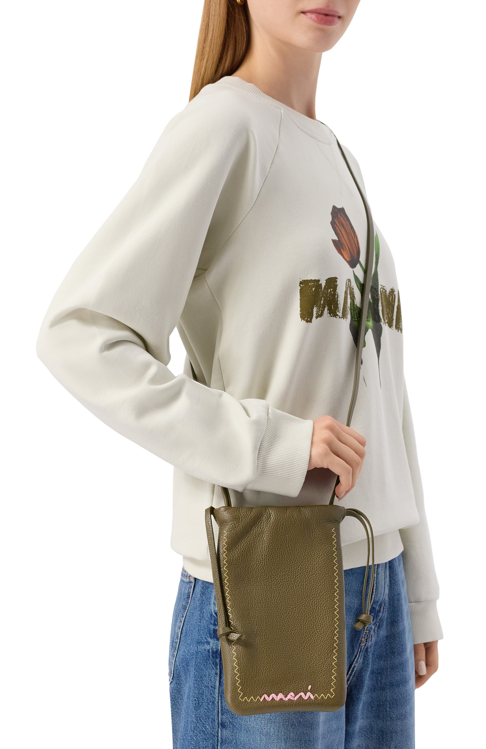 Кожаный чехол для телефона MARNI, арт. TEM00035U0/P6533, фото 2