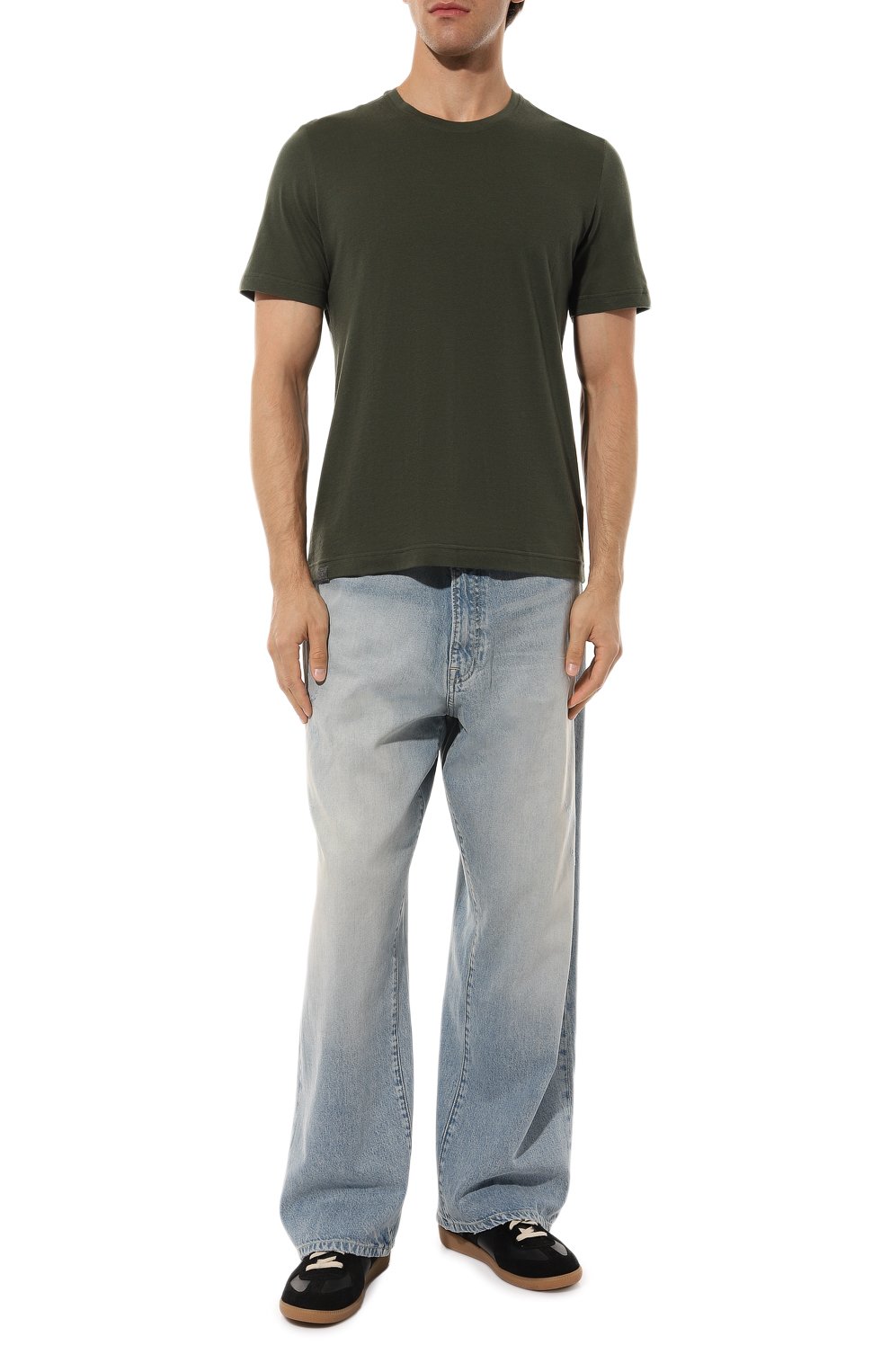 Футболка из хлопка и кашемира CAPOBIANCO, арт. 15M660.WS00./58-60, фото 2