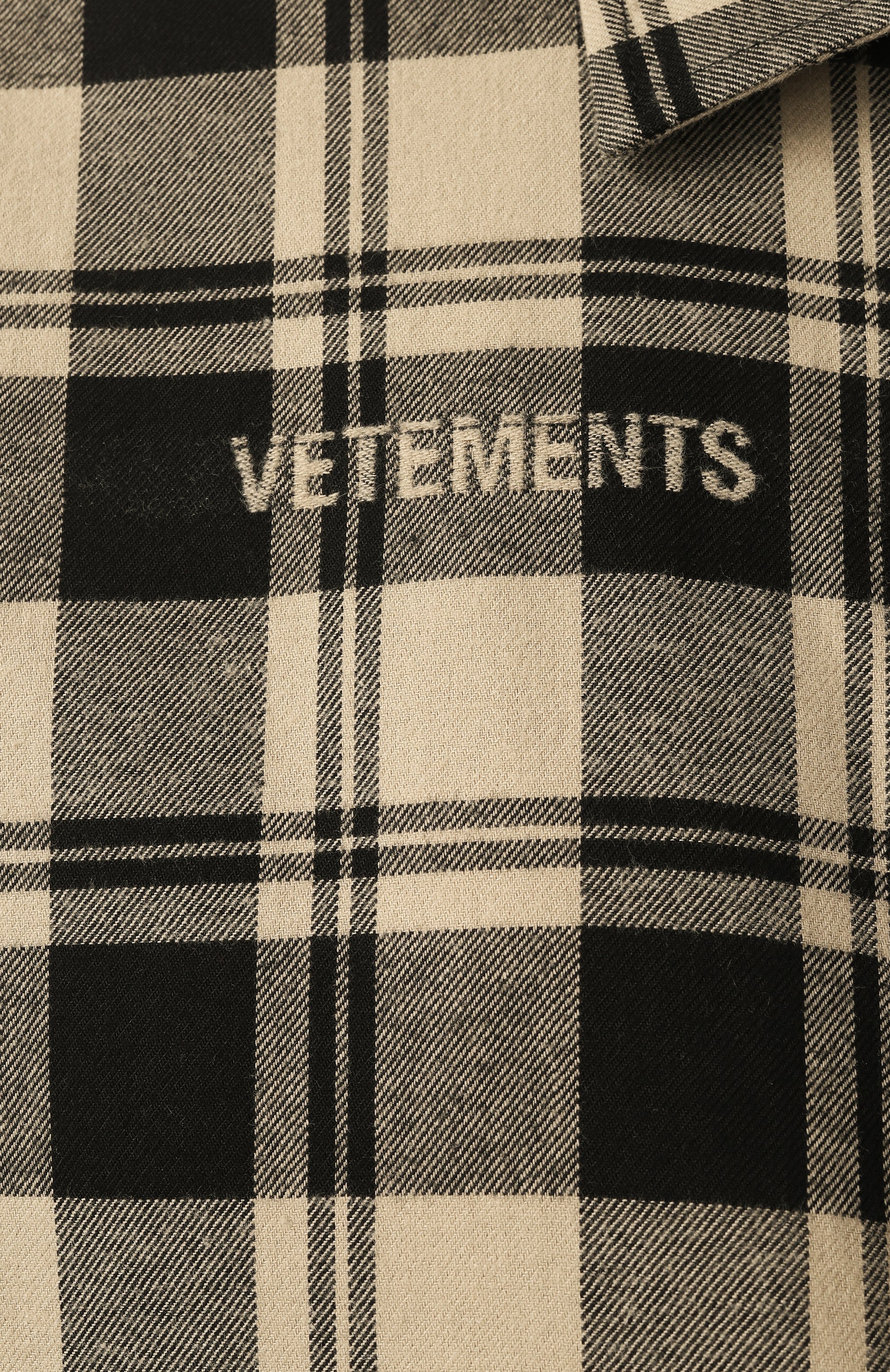 Хлопковая рубашка VETEMENTS, арт. UA65SB990B/C0TT0N, фото 9