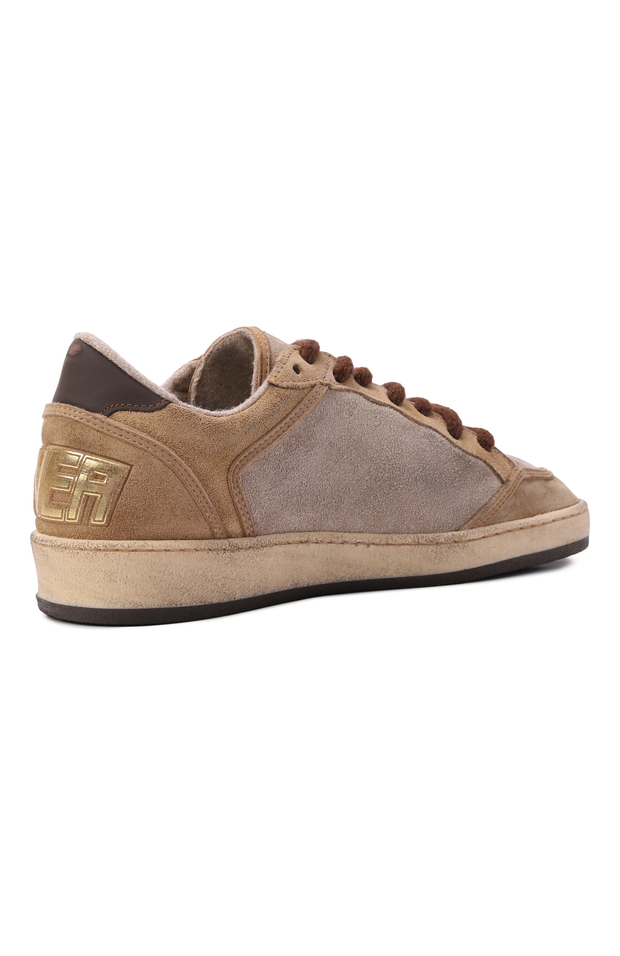 Замшевые кеды ball star GOLDEN GOOSE DELUXE BRAND, арт. GWF01034.F008067, фото 5