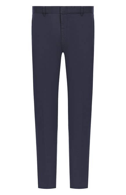 Мужские хлопковые брюки ZEGNA, арт. TR00/UEI17A8/BLUE (B09R1)