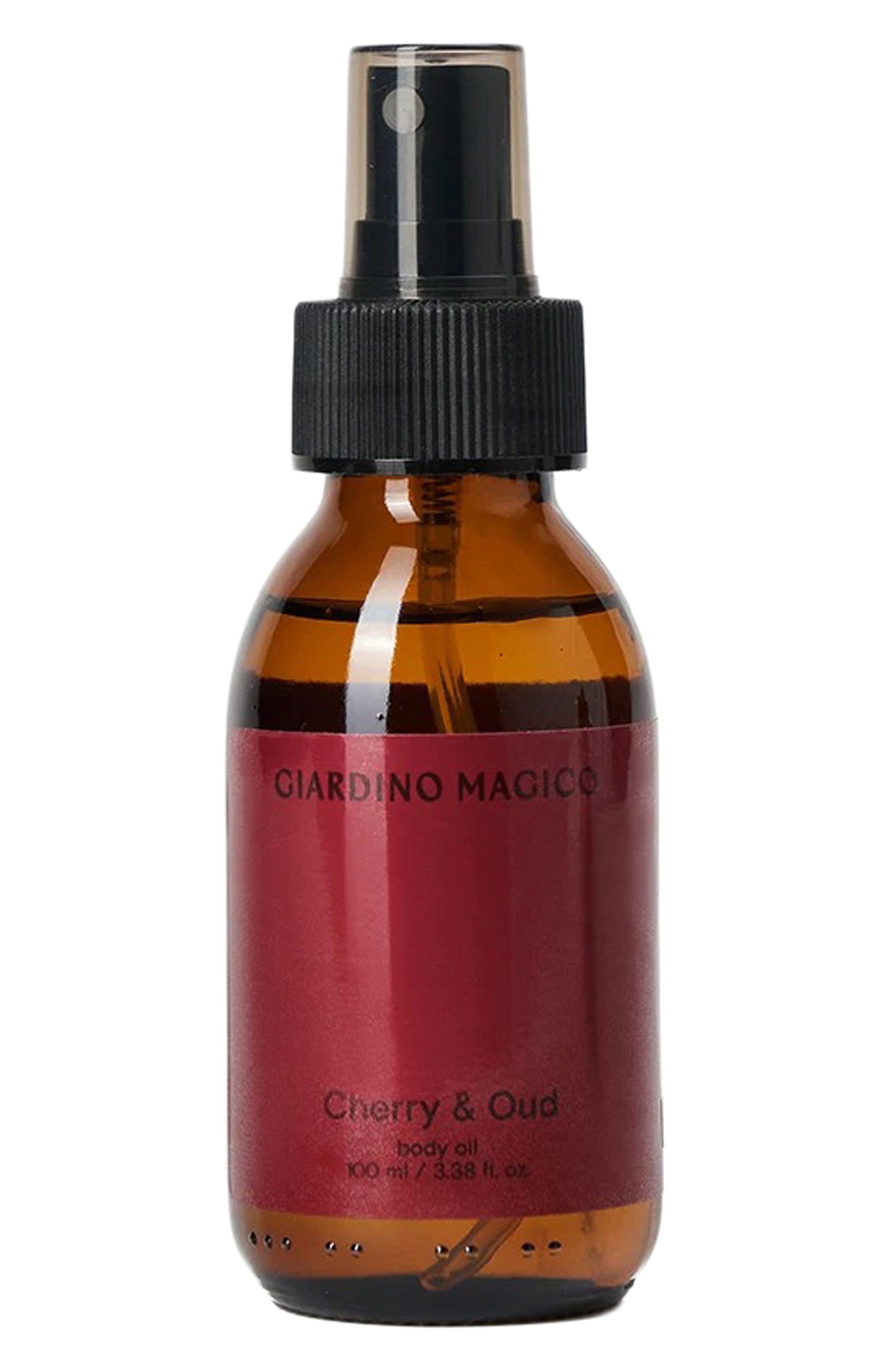 Сухое масло cherry & oud (100ml) GIARDINO MAGICO бесцветного цвета по цене 2450 руб., арт. 4640200325280, фото 1 Сухое масло cherry & oud (100ml) GIARDINO MAGICO, арт. 4640200325280, фото 1