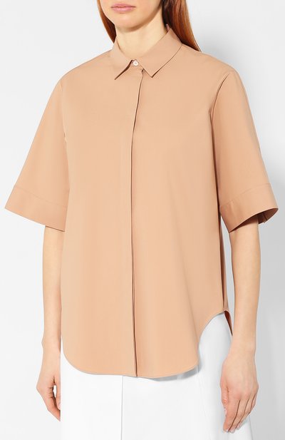 Хлопковая рубашка JIL SANDER NAVY, арт. JNWM6008A/JM2535, фото 3