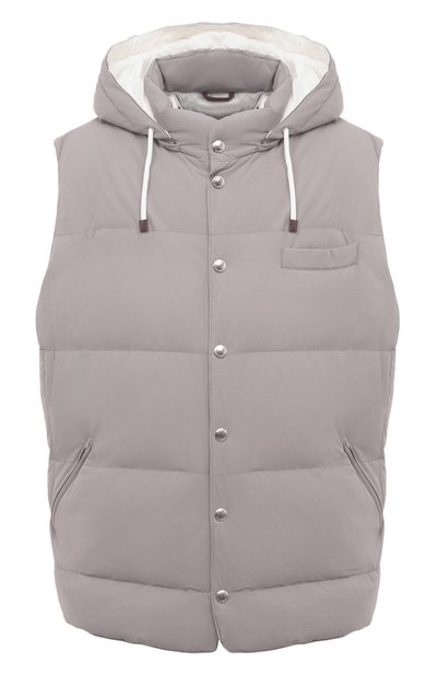 Пуховый жилет BRUNELLO CUCINELLI, арт. MM4031162, фото 1