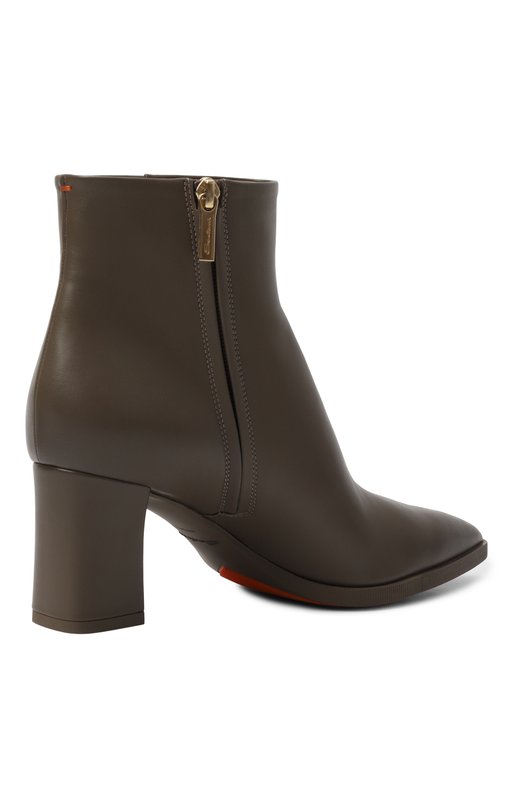 Кожаные ботильоны Santoni WTEG71231PC4NVGB Коричневый  WTEG71231PC4NVGB Фото 5