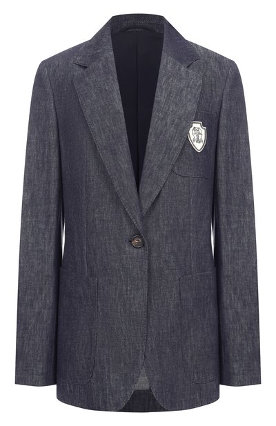 Женский хлопковый жакет BRUNELLO CUCINELLI, арт. MA7827335