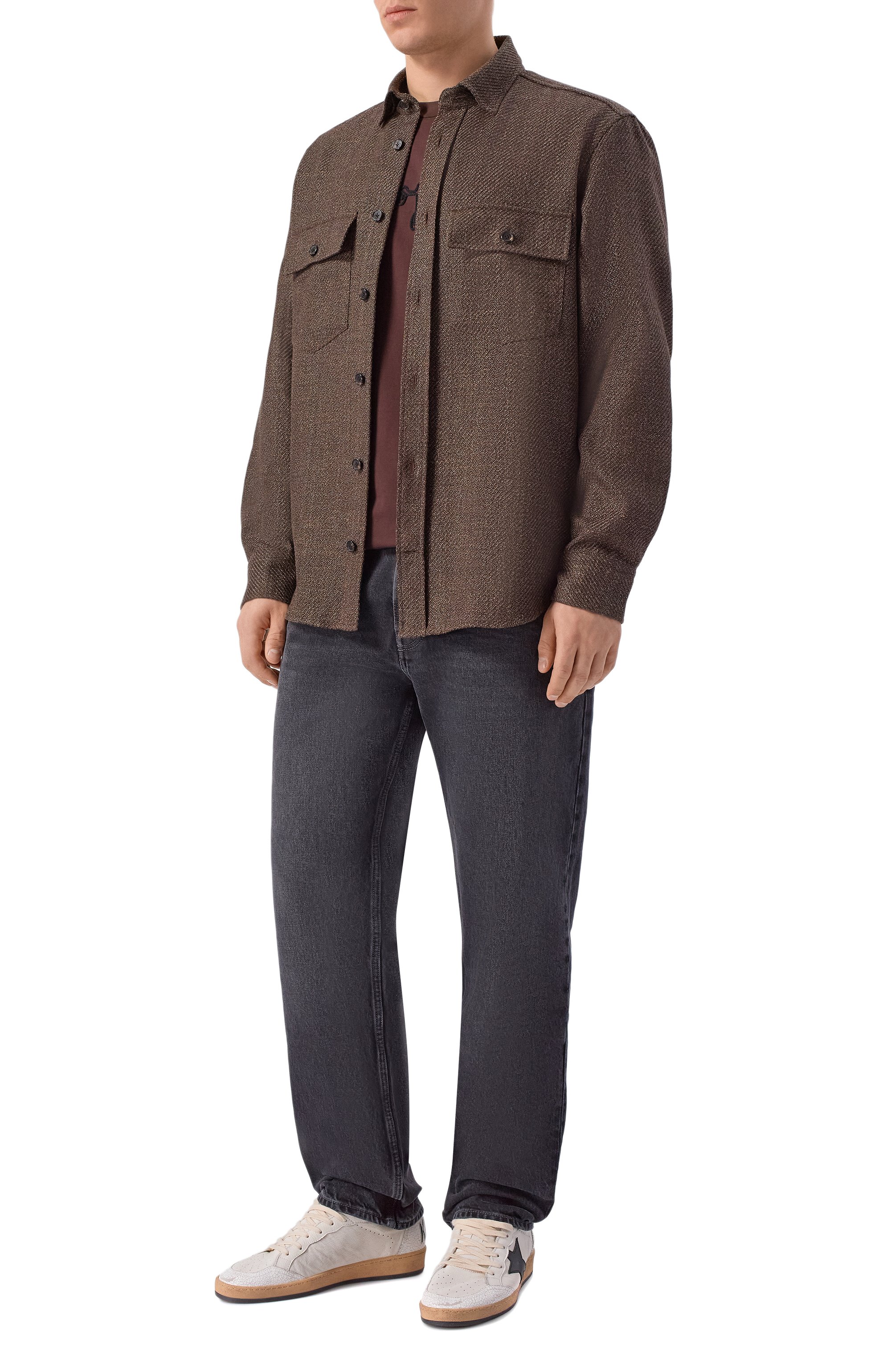 Рубашка из шерсти и льна BOGNER, арт. 58741324, фото 2