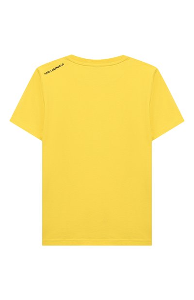 Хлопковая футболка KARL LAGERFELD KIDS, арт. Z25218, фото 2