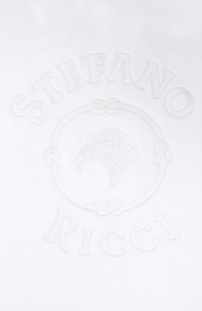Хлопковое полотенце STEFANO RICCI белого цвета по цене 121000 руб., арт. YTELM04E9B/EAGLE2, фото 2 Хлопковое полотенце STEFANO RICCI, арт. YTELM04E9B/EAGLE2, фото 2