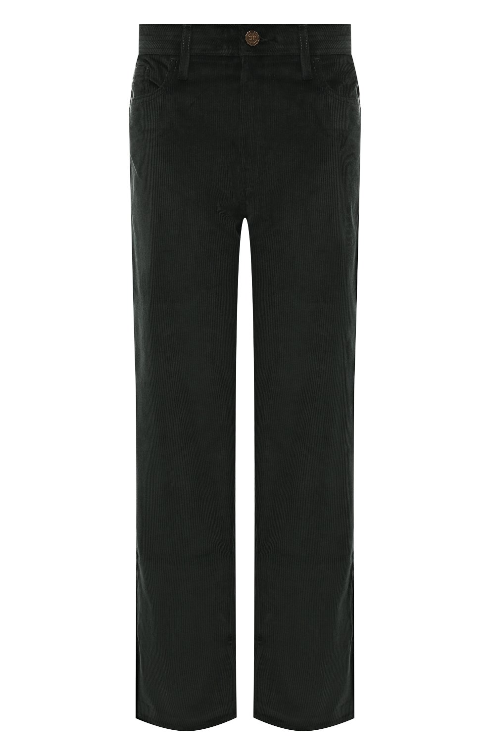 Вельветовые брюки JACOB COHEN темно-зеленого цвета по цене 41200 руб., арт. V Q 019 20 S 4214/T89, фото 1 Вельветовые брюки JACOB COHEN, арт. V Q 019 20 S 4214/T89, фото 1