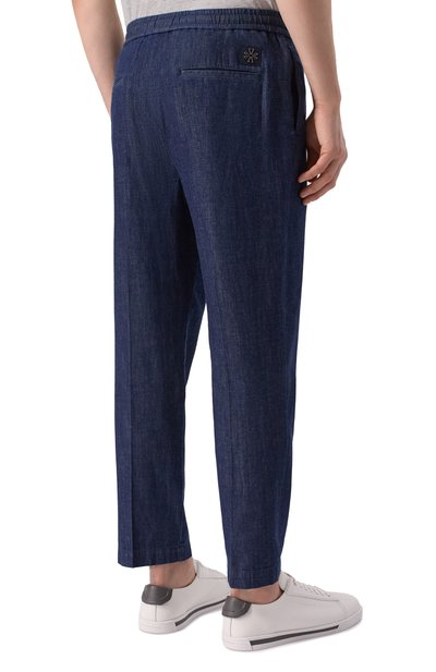 Хлопковые брюки daniel JACOB COHEN темно-синего цвета по цене 48800 руб., арт. JUM_P0017 001 T728A R1, фото 4 Хлопковые брюки daniel JACOB COHEN, арт. JUM_P0017 001 T728A R1, фото 4