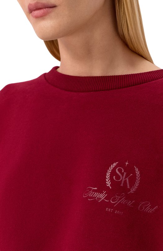 Хлопковый костюм Sasha Kim SK-00001736 Бордовый  SK-00001736 Фото 6