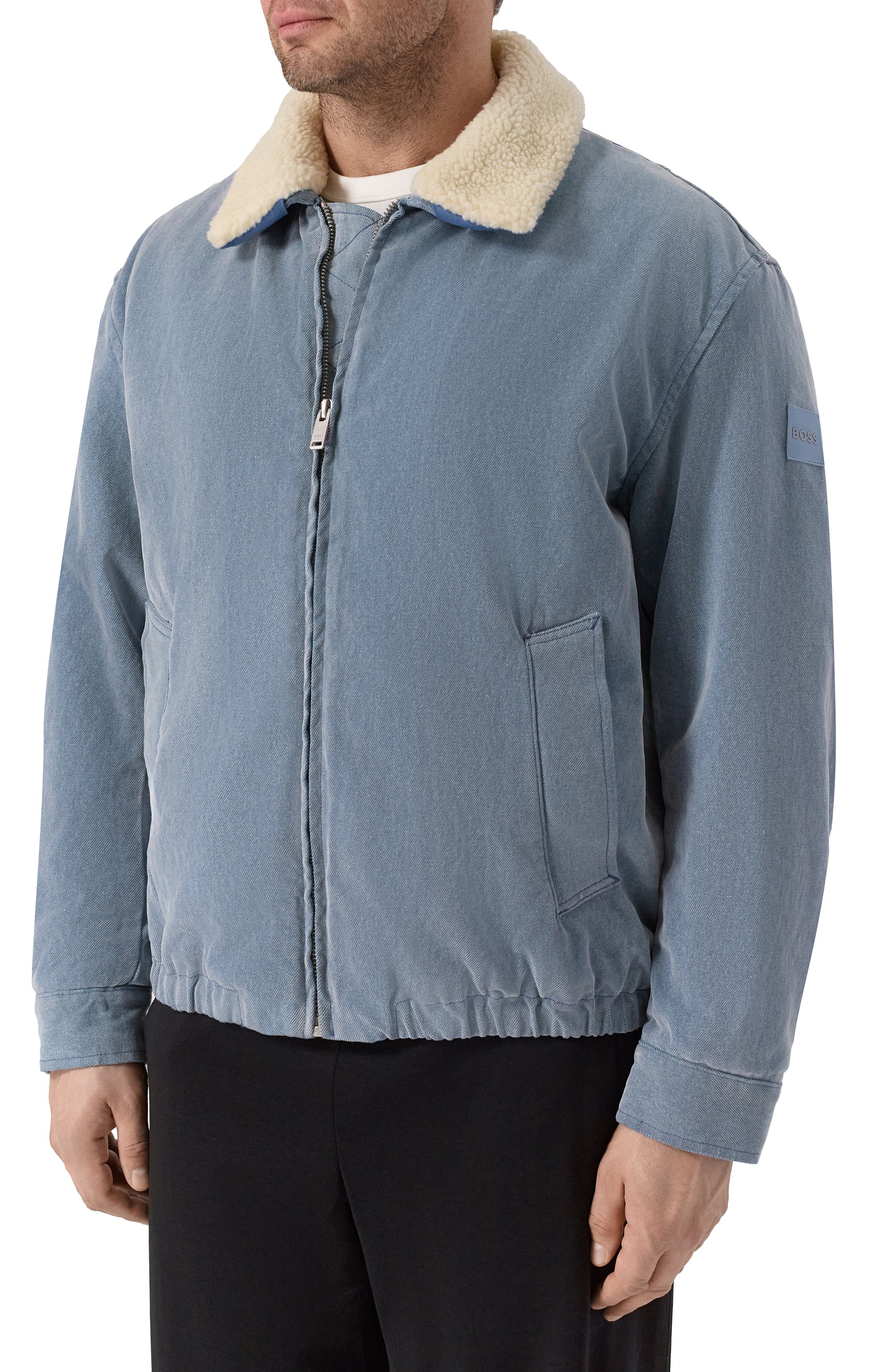 Джинсовый бомбер BOSS ORANGE, арт. 50548852, фото 3