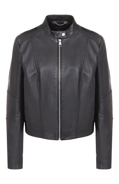 Женская кожаная куртка BOSS ORANGE, арт. 50545625