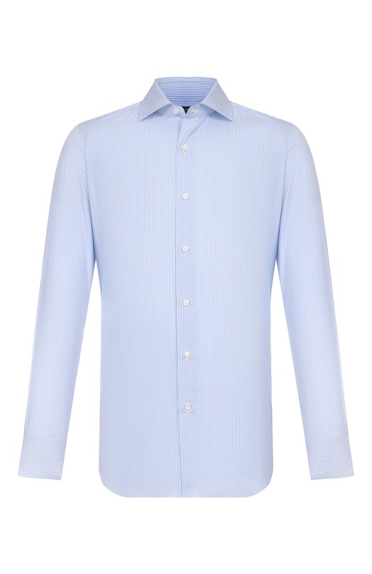 Хлопковая сорочка Finamore 1925 NAP0LI 1 ZANTE Z N/C0740T Голубой NAP0LI 1 ZANTE Z N/C0740T