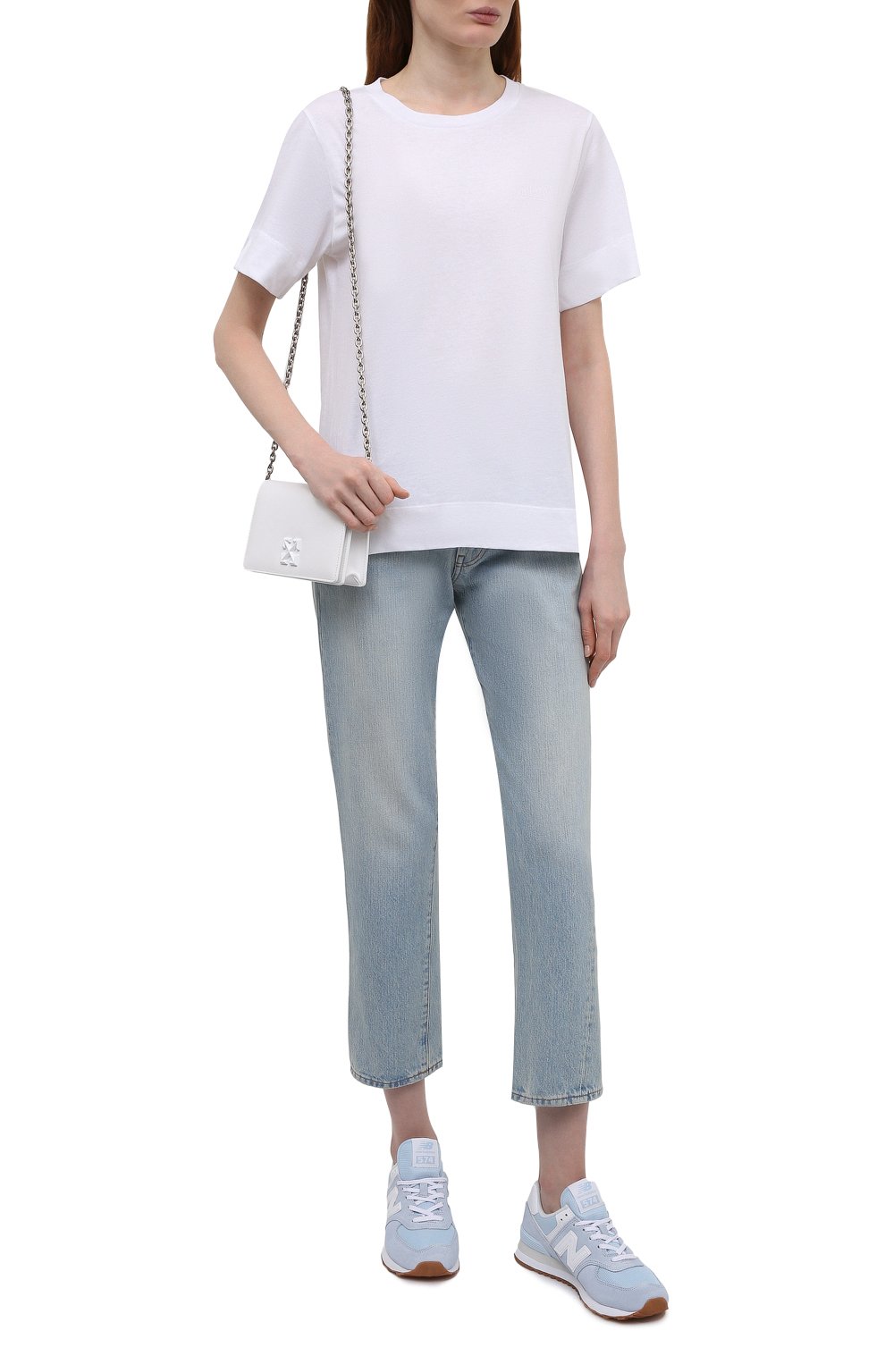 Комбинированные кроссовки 574 classic NEW BALANCE, арт. WL574PE2/B, фото 2